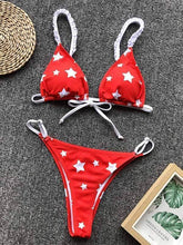 将图片加载到图库查看器,Red Pentagram Bikini