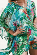 将图片加载到图库查看器,Printed Fringed Lace Beach Cover