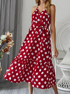 Polka Dot Working&Beach Dress