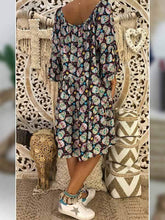 将图片加载到图库查看器，Plus size skull print dress
