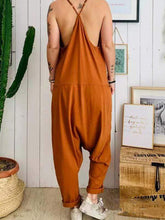 将图片加载到图库查看器，Plus Size Sling Jumpsuit
