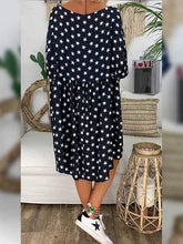 将图片加载到图库查看器，Plus size star print dress
