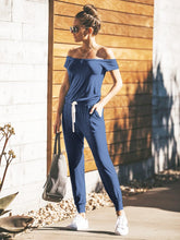 将图片加载到图库查看器，Pocketed Drawstring Jumpsuit
