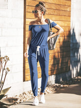 将图片加载到图库查看器，Pocketed Drawstring Jumpsuit
