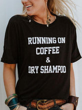 将图片加载到图库查看器，Running On Coffee T-Shirt
