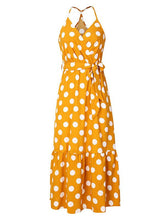 将图片加载到图库查看器，Polka Dot Working&amp;Beach Dress
