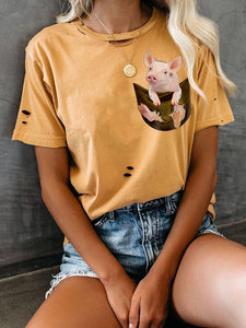 Pocket Piglet T-Shirt