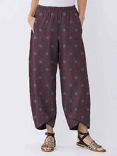 将图片加载到图库查看器，Plus size wave point pants
