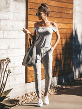 将图片加载到图库查看器，Pocketed Drawstring Jumpsuit
