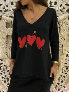 Plus size love t-shirt