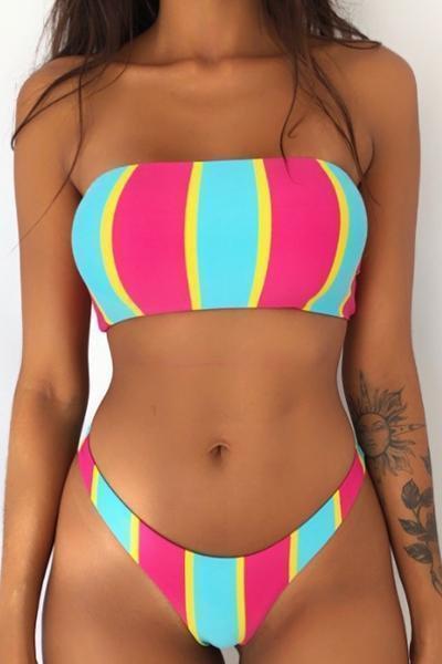 Retro Barbie Bikini Set